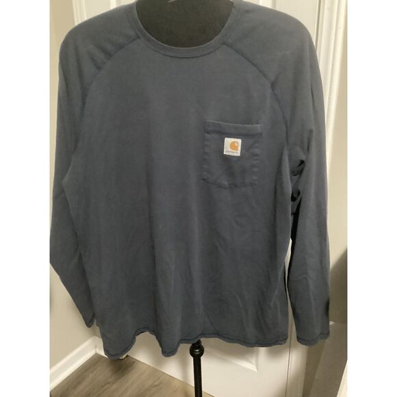 Carhartt Other - Men's Carhartt L/S tee shirt LG navy blue